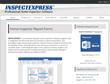 Tablet Screenshot of inspectexpress.com